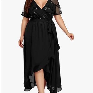 Wrap V-neck dress never been worn